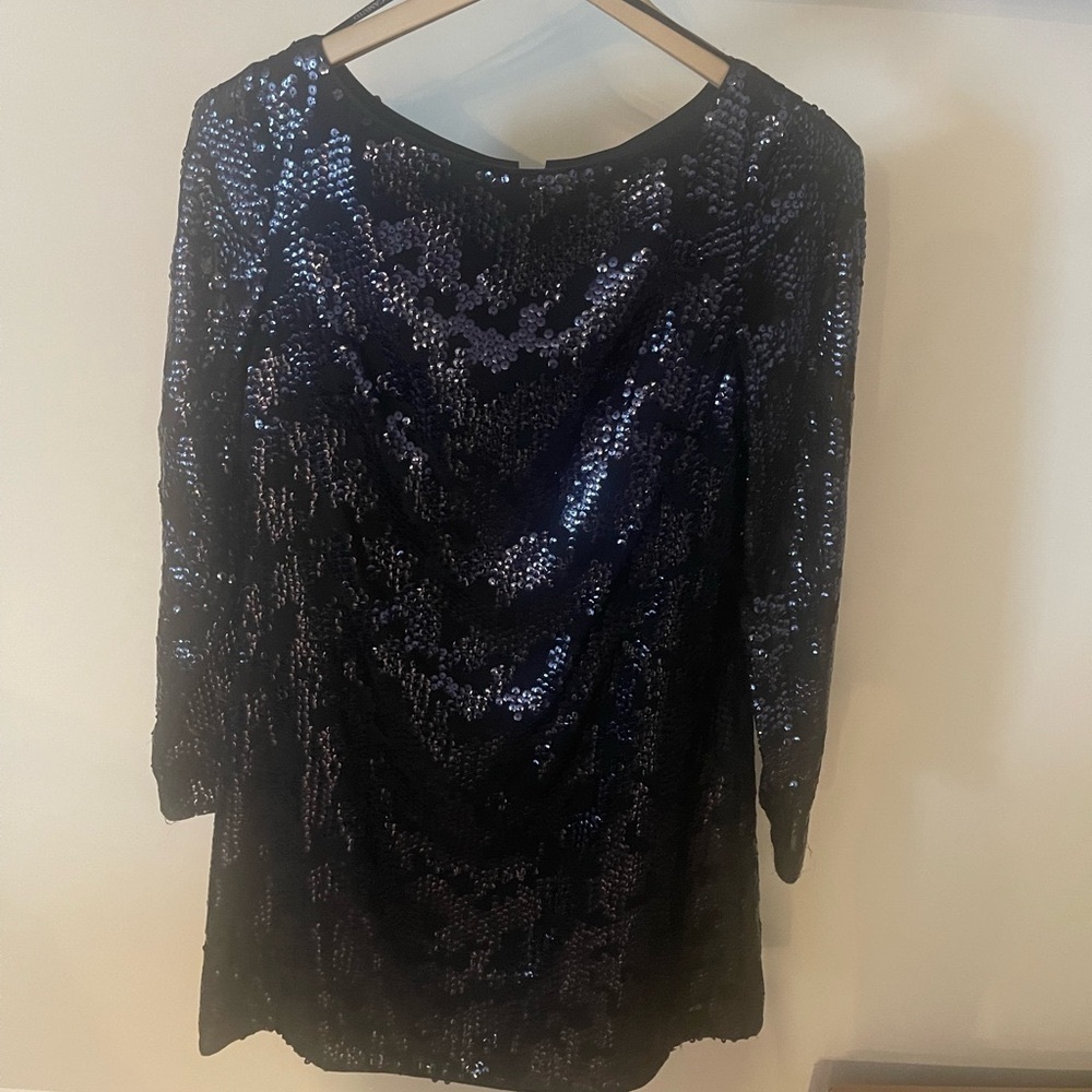 Sequin Black Women's Top